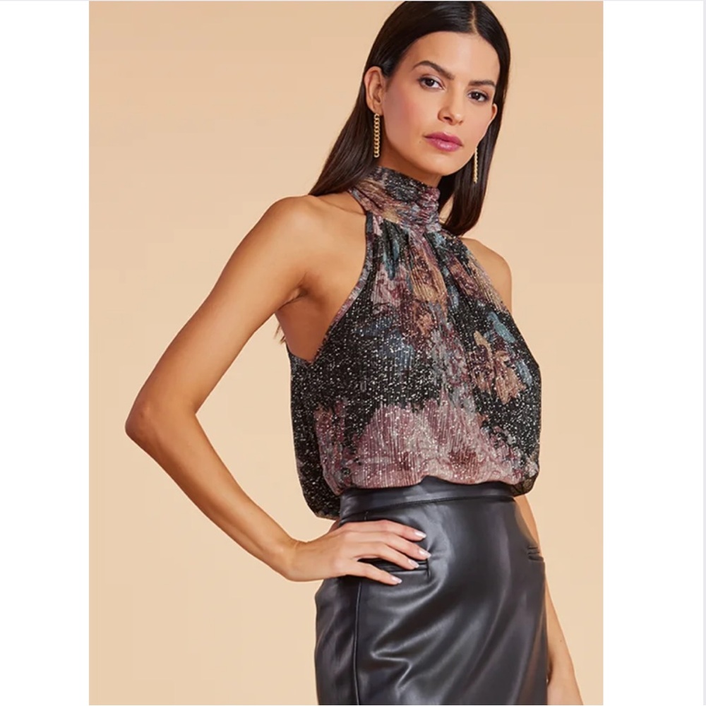 Bishop + Young Esme Tie Neck Halter Top